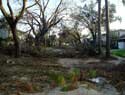 Wind damage from hurricane Katrina