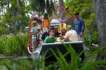 Cajun Style airboat swamp tour New Orleans